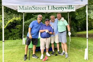 MainStreet Libertyville Golf Outing men golfers posing for a photo