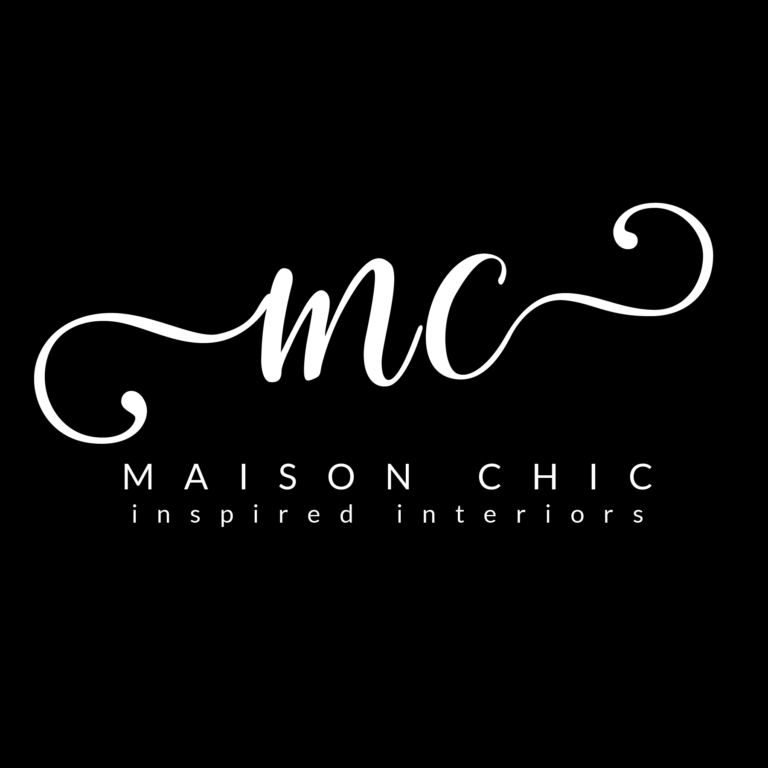Maison Chic Logo Black Background No Circle 01 768x768